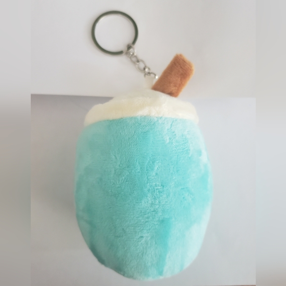 New Green Apple Boba Plush Keychain - Picture 2 of 2